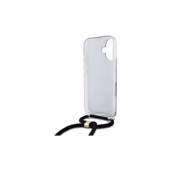 Guess Crossbody Cord 4G Print Case for iPhone 16 6.1" Black - GUHCP16SHC4SEK - Additional view 5