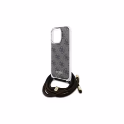 Guess Crossbody Cord 4G Print Case for iPhone 16 Pro 6.3" Brown - GUHCP16LHC4SEW - Additional view 4