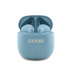 Guess Printed Classic Logo TWS Wireless Earphones Turquoise - GUTWSJ14ESGQ