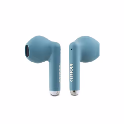 Guess Printed Classic Logo TWS Wireless Earphones Turquoise - GUTWSJ14ESGQ