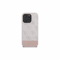 Guess 4G Bottom Stripe Case for iPhone 16 Pro Max 6.9" Pink - GUHCP16XG4GLPI