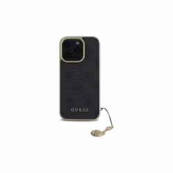 Guess 4G Charms Collection case for iPhone 16 Pro Max 6.9" Black - GUHCP16XGF4GGR