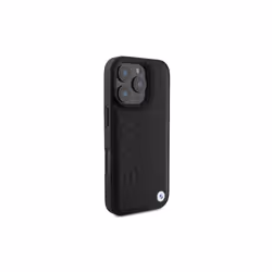 BMW Leather Hot Stamp Case for iPhone 16 Pro Max 6.9" Black