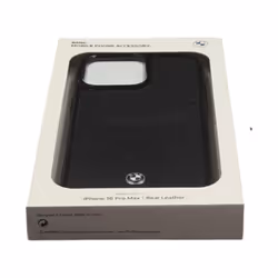 BMW Sign Leather Cardslot Case for iPhone 16 Pro Max 6.9" Black