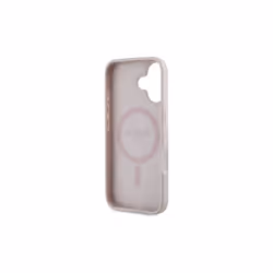 Guess 4G Flower Printed Hardcase with MagSafe for iPhone 16 6.1" Pink - GUHMP16SP4ROPEMCP - Additional view 5