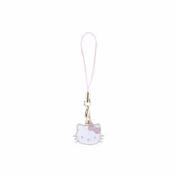 Hello Kitty Phone Strap Kitty Cute Head Charm Pink - HKCPMKHP