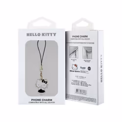 Hello Kitty Phone Strap Kitty Cute Charm Black - HKCPMKK