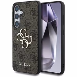 Guess 4G Classic Big Logo Case for Samsung Galaxy S25 6.2" Brown - GUHCS25S4GMGBR