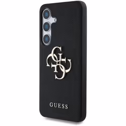 Guess Grained Big 4G Logo Small Classic Logo Case for Samsung Galaxy S25 6.2" Black - GUHCS25SPGT4MBK - Additional view 5