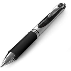 Pentel EnerGel XM BL77 - Retractable Liquid Gel Ink Pen - 0.7mm - 54% Recycled - Black - Box of 12