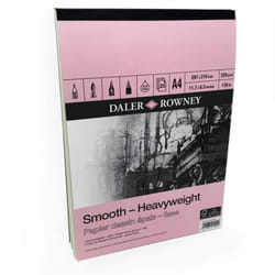Daler Rowney Ã¢â¬â Smooth Heavyweight Sketchbook Ã¢â¬â 220gsm Ã¢â¬â 25 Pages Ã¢â¬â A4 Portrait Ã¢â¬â Made in England