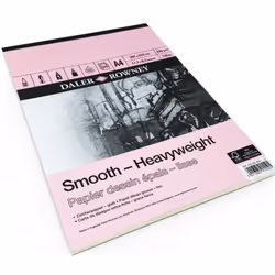 Daler Rowney Ã¢â¬â Smooth Heavyweight Sketchbook Ã¢â¬â 220gsm Ã¢â¬â 25 Pages Ã¢â¬â A4 Portrait Ã¢â¬â Made in England