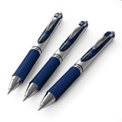 Pentel EnerGel XM BL77 - Retractable Liquid Gel Ink Pen - 0.7mm - 54% Recycled - Navy - Pack of 3