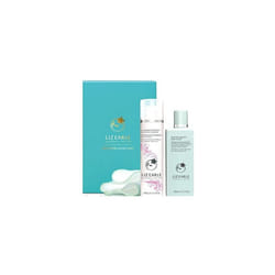 Liz Earle Brighter Glow Duo Cleanse & PolishÃ¢ Hot Cloth Cleanser Rose & Lavender 100ml, Instant BoostÃ¢