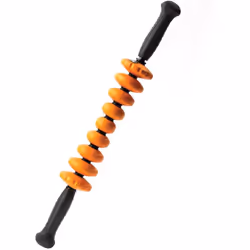TRIGGERPOINT STK, Contour Massage Cane Stick, Handheld Foam Roller Deep Tissue Muscle Massage, Grey and Orange, 19.5 Inch/50  ...