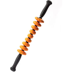 TRIGGERPOINT STK, Contour Massage Cane Stick, Handheld Foam Roller Deep Tissue Muscle Massage, Grey and Orange, 19.5 Inch/50 cm