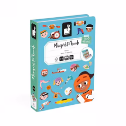 JANOD Magnetibook - Sports, 3 yr(s), Cardboard, Black, Multicolour