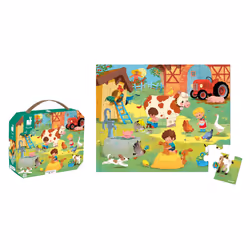 Janod Puzzle A Day At The Farm 24pcs
