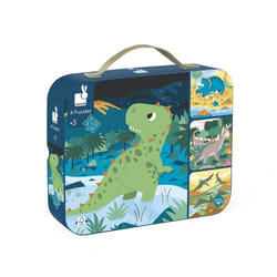 JANOD 4 Progressive Difficulty Puzzles Dinosaurs