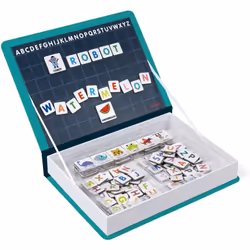 Janod J02712 Magneti'Book Alphabet Educational Game, English Version