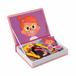 JANOD Girl's Crazy Faces Magneti'book