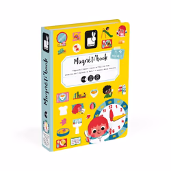 JANOD Learn To Tell The Time Magnéti'book, 3 yr(s), Cardboard, Multicolour