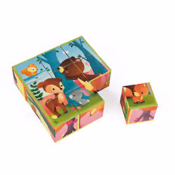 J02731 Kubkid 9 Blocks, Forest Animals