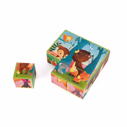 J02731 Kubkid 9 Blocks, Forest Animals