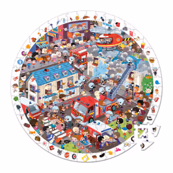 JANOD Round Observation Puzzle Firemen - Additional view 2