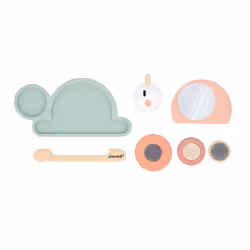 Sweet Cocoon Stackable Sensory Snail, 6x FSC Wood Stackable Pieces, 4 Sensory Blocks, Early-Learning Game, 12 Months +