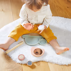 Sweet Cocoon Stackable Sensory Snail, 6x FSC Wood Stackable Pieces, 4 Sensory Blocks, Early-Learning Game, 12 Months + - Additional view 5