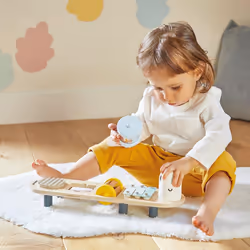 - Sweet Cocoon Caterpillar Musical Activity Stand - 5 Children's Sound Activities - Musical Awakening Game - FSC Wood Toy - 12 Months +, J04058 - Additional view 5