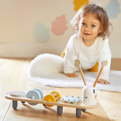 - Sweet Cocoon Caterpillar Musical Activity Stand - 5 Children's Sound Activities - Musical Awakening Game - FSC Wood Toy - 12 Months +, J04058 - Additional view 6