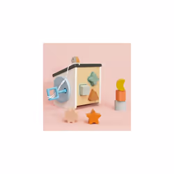 - Sweet Cocoon Bird House Shape Sorter - 8 Slot-In Pieces - Early-Learning Game - Learning Shapes and Colours - FSC Wood Toy - 18 Months +, J04062 - Additional view 5
