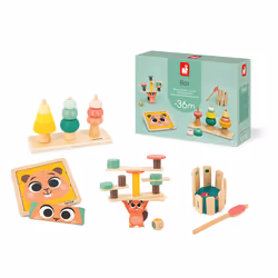 JANOD J04066, 3 yr(s), Sounding, Beech, Cardboard, Plywood, Wood, Multicolour