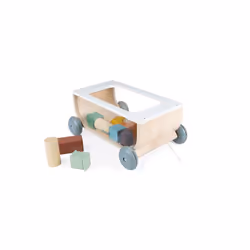 Janod Sweet Cocoon Cart With Blocks - Additional view 4