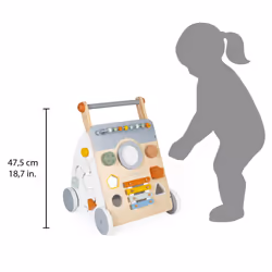 JANOD Sweet Cocoon Wooden Multi-Activity Trolley - Additional view 5