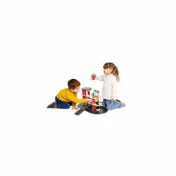 - Bolid Wooden Fire Station - 5 Vehicles Included - Imagination and Fine Motor Skills - FSC-Certified - Water-Based Paints - 2 Years +, J04639