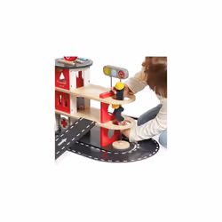 - Bolid Wooden Fire Station - 5 Vehicles Included - Imagination and Fine Motor Skills - FSC-Certified - Water-Based Paints - 2 Years +, J04639 - Additional view 4