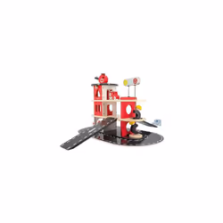 - Bolid Wooden Fire Station - 5 Vehicles Included - Imagination and Fine Motor Skills - FSC-Certified - Water-Based Paints - 2 Years +, J04639 - Additional view 9
