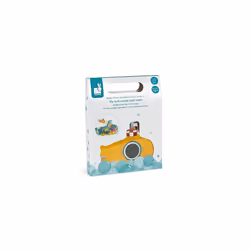 - From 12 months - My Submarine Bath Book - Baby Bath Toy - 8 Illustrated Pages - Submarine-Shaped Awakening Book - J04716