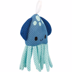 3 Children's Plush Toys-Learn to Wash-Fabric Lobster, Clownfish and Octopus-Bath Toys-10 Months +, J04731, Multicolor - Additional view 5