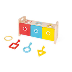 JANOD Essentiel - Shape Sorter Box with Keys