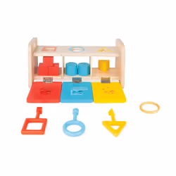 JANOD Essentiel - Shape Sorter Box with Keys