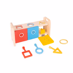 JANOD Essentiel - Shape Sorter Box with Keys