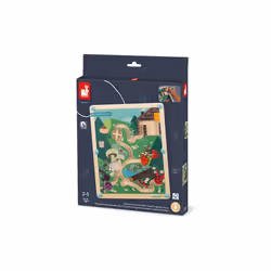 Janod Forest Magnetic Maze Kids Creative Montessori Wooden Toy