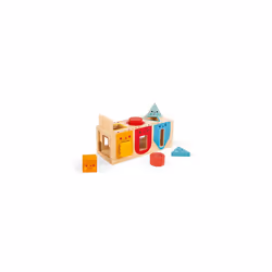 - Geometric Shape Box (Wood) - Wooden Early-Learning Toy - Educational Game - Fine Motor Skills - 12 Months - J05330 - Additional view 4