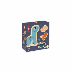 4 FSC Wood Dinosaur Progressive Puzzles-2 to 5 Pieces-Children's Toys-Educational Games-Early-Years Toys-18 Months +, J05824, Multicolor - Additional view 6