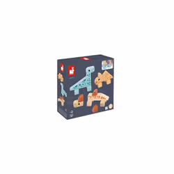 - Cubikosaurus Dinosaur Construction Game - 3 Build-Your-Own Dinosaurs - Stackable Early-learning Toy - FSC Wooden Toy - 24 M ...