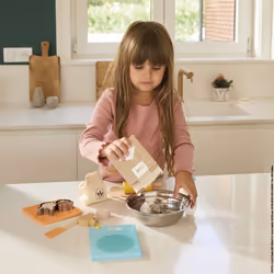 - My Bakery - Pretend Play Kitchen and Doll's Tea Set Toy - 19 Wooden and Felt Pieces Included - FSC-Certified - Water-Based Paints - 3 Years +, - Additional view 5
